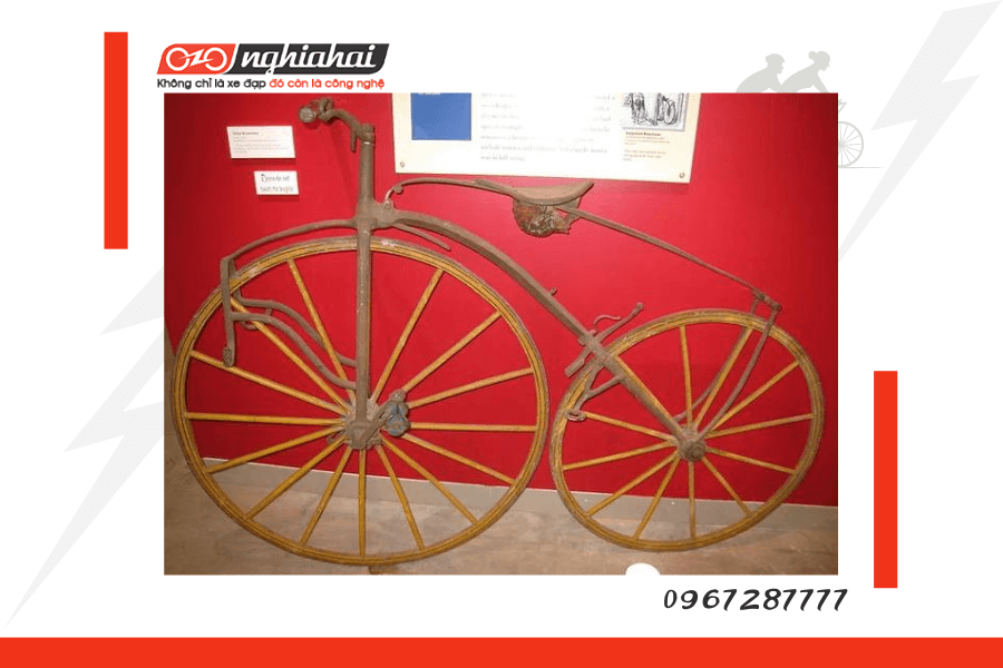 Xe đạp Boneshaker tại Châu Âu vào những năm 1868